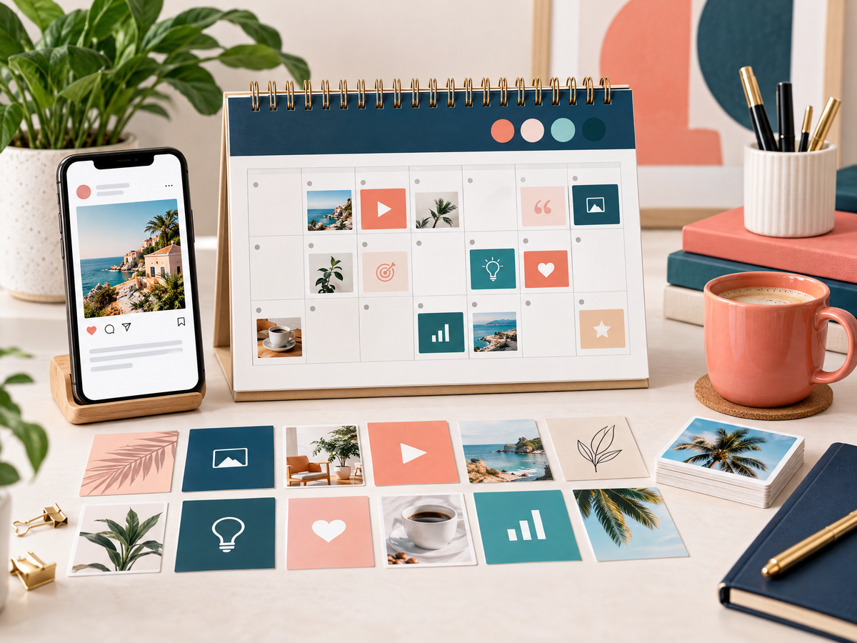 Calendrier de Contenu 30 Jours pour Indépendants